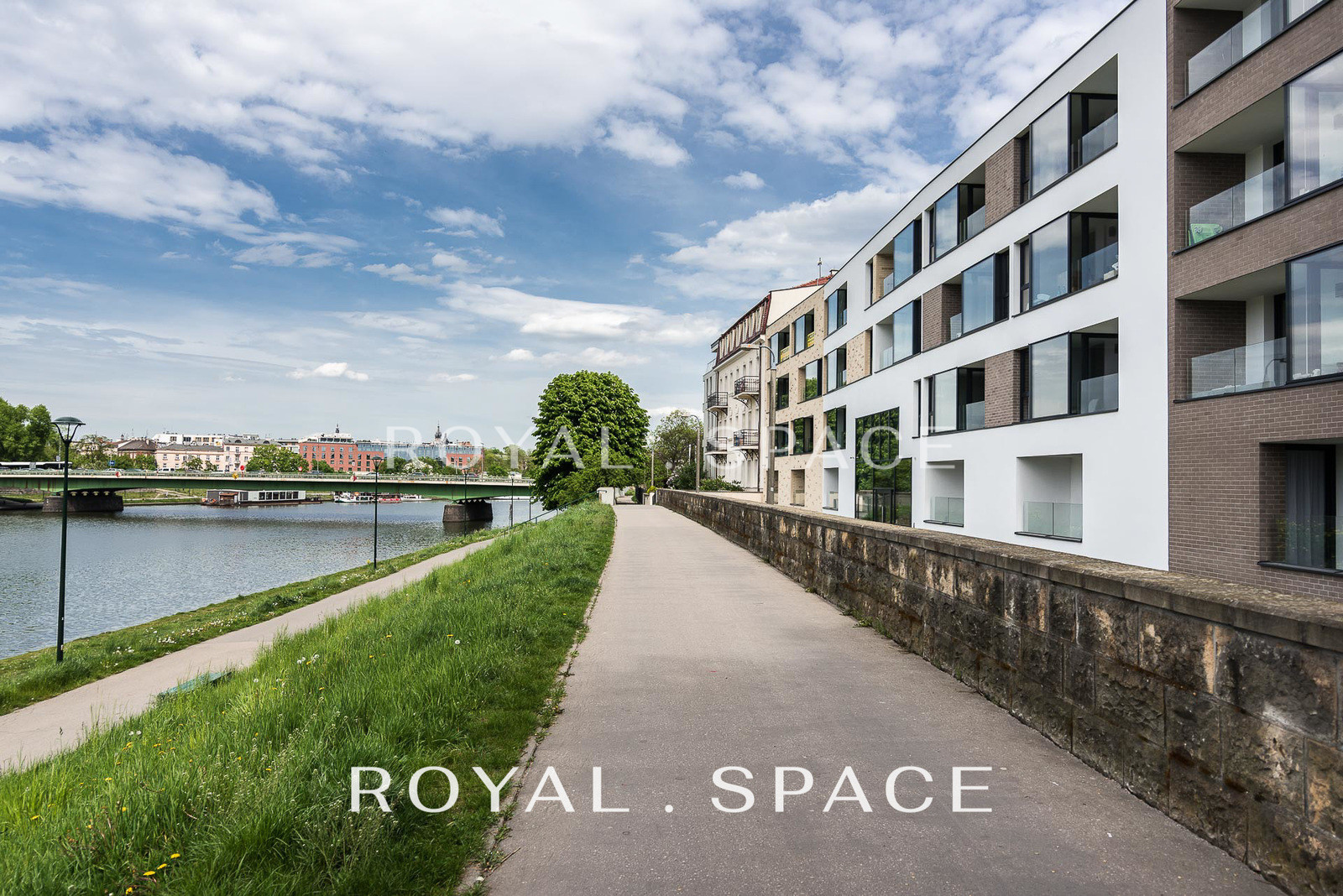 Apartament z widokiem na Wisłę w Riva Verona