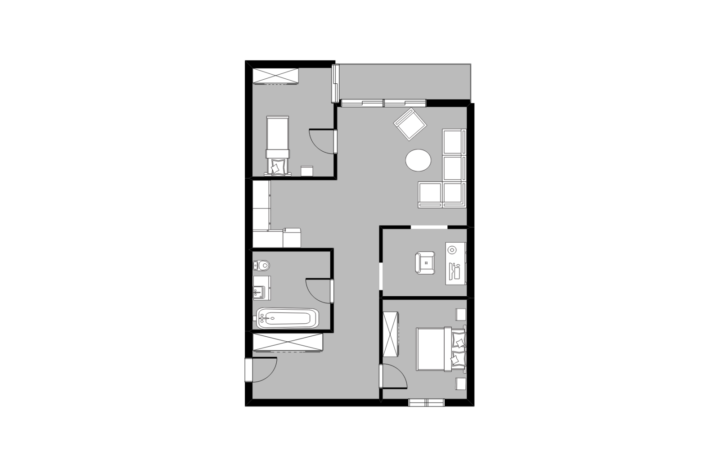 Apartament z widokiem na Wisłę w Riva Verona