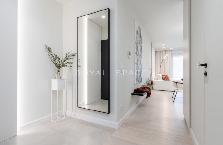 Apartament z garderobą na Wiślanych Tarasach