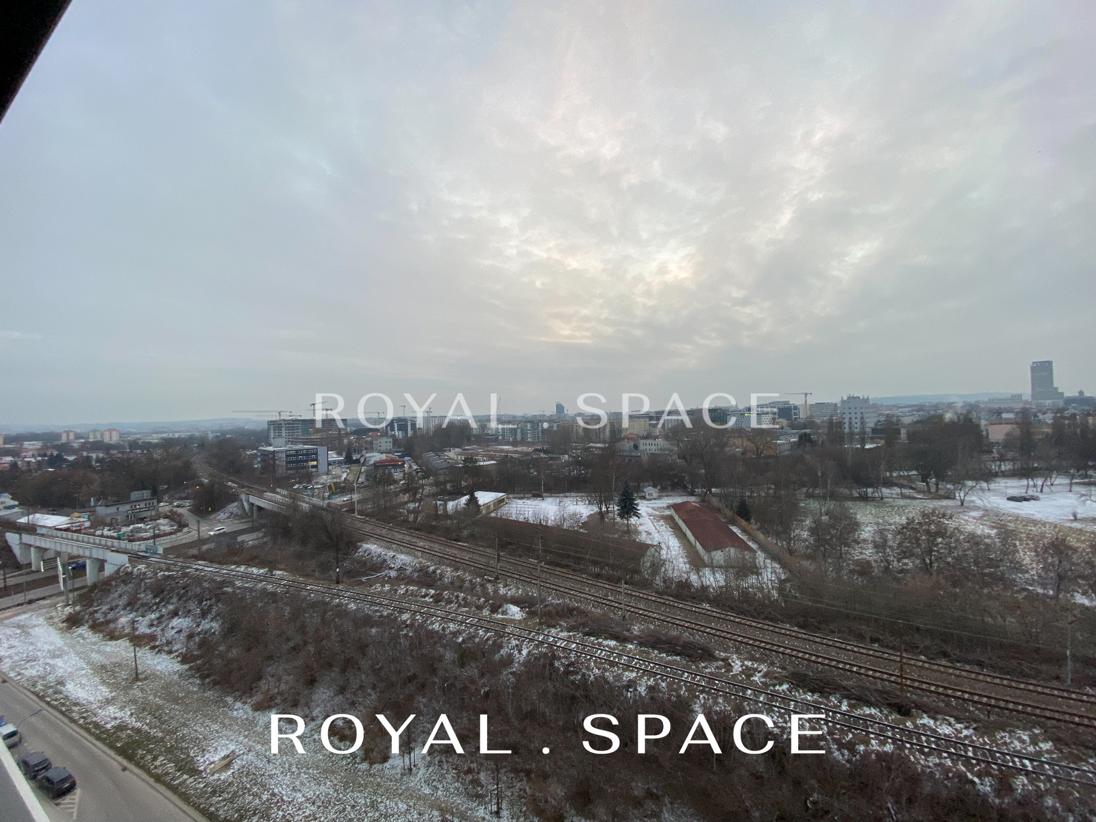Apartament w Mogilska Tower z pięknym widokiem
