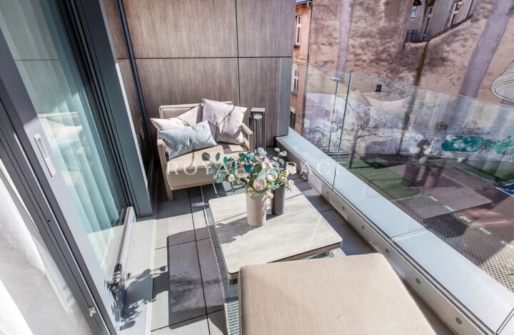 Luksusowy apartament z balkonem na Nadwiślańskiej