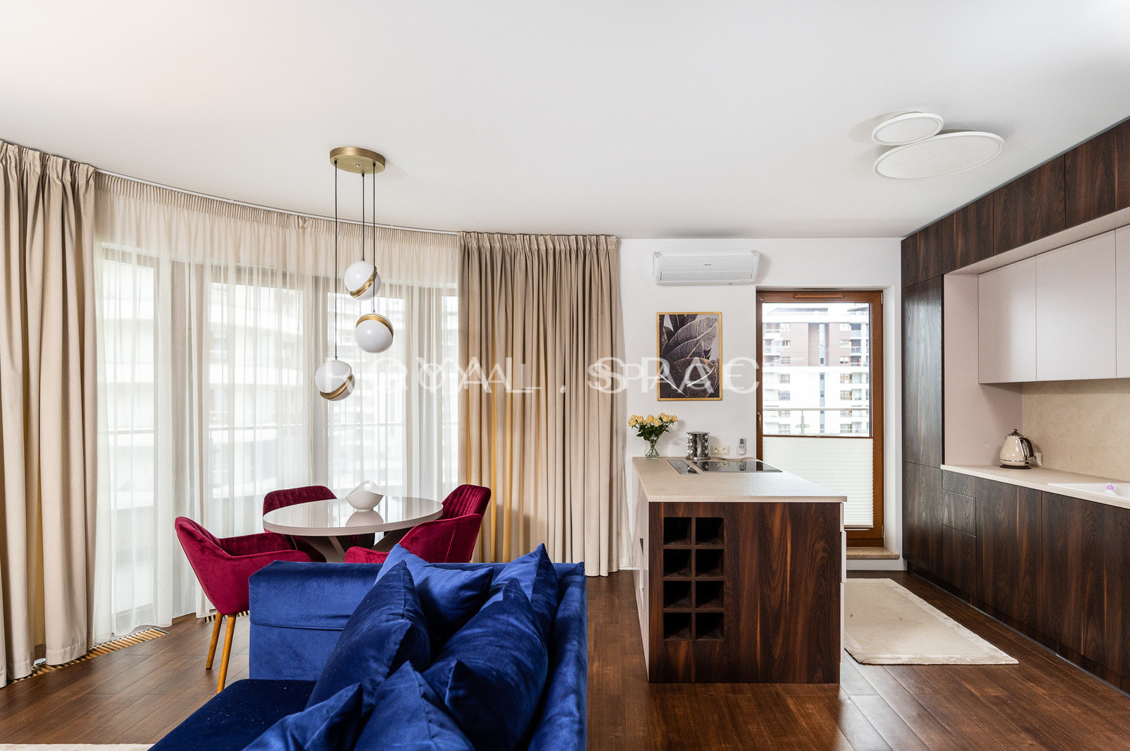 Przytulny apartament z tarasem – klimatyzacja