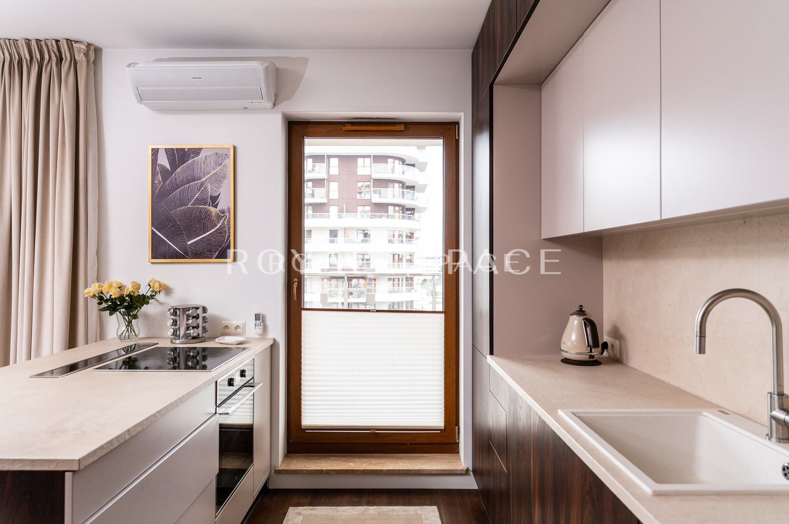 Przytulny apartament z tarasem – klimatyzacja