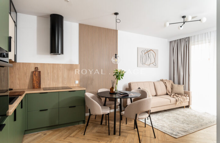 Modern, comfortable apartment with balcony