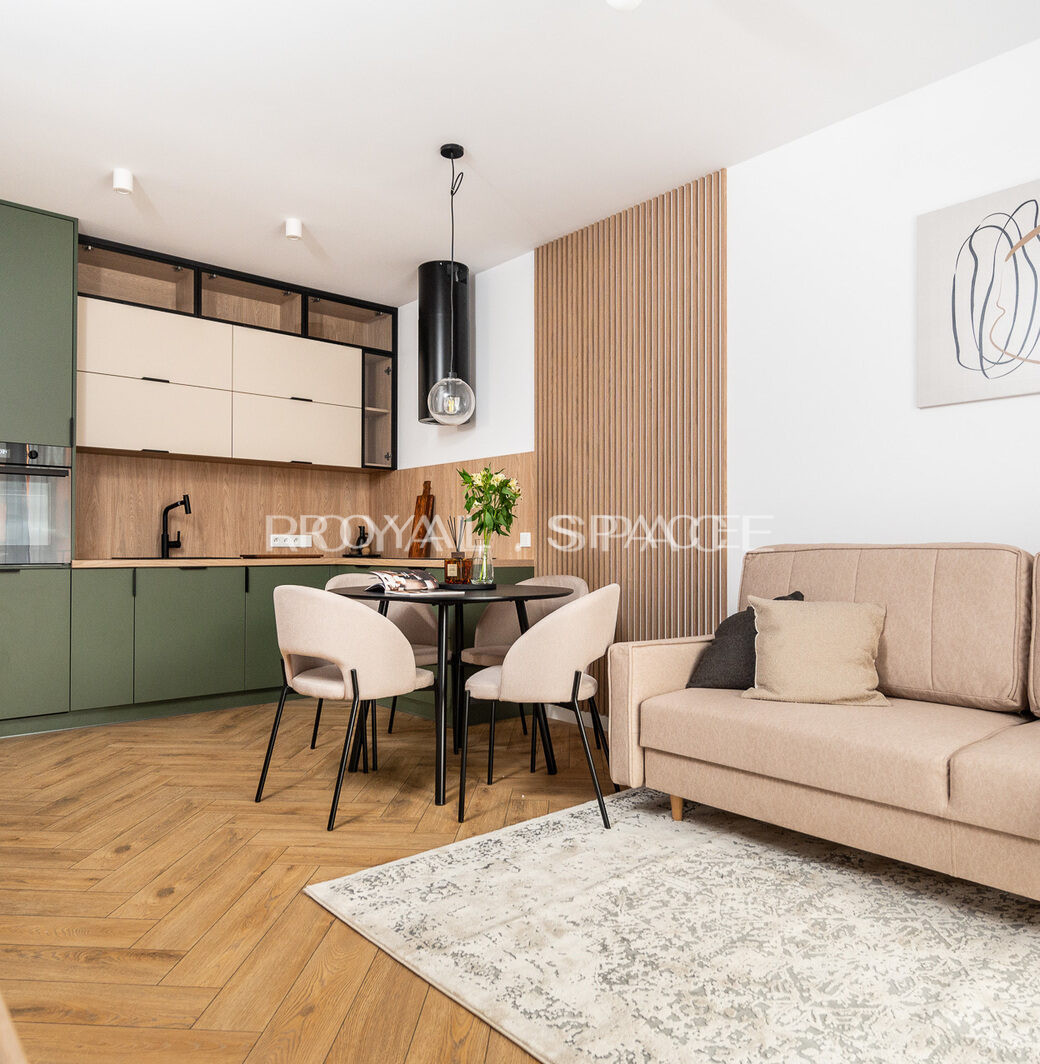 Modern, comfortable apartment with balcony