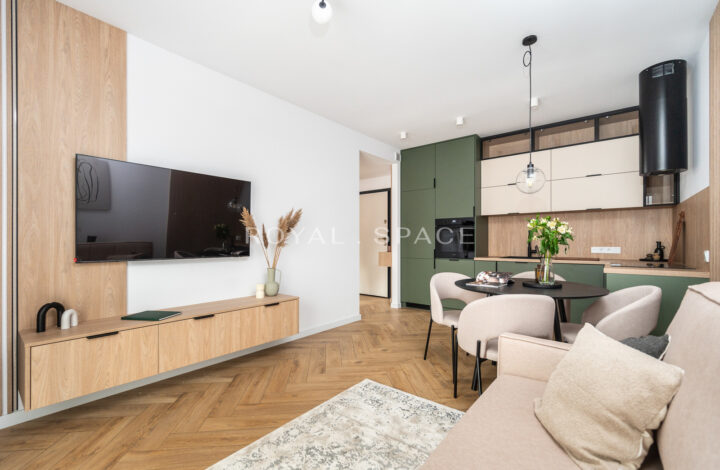 Modern, comfortable apartment with balcony