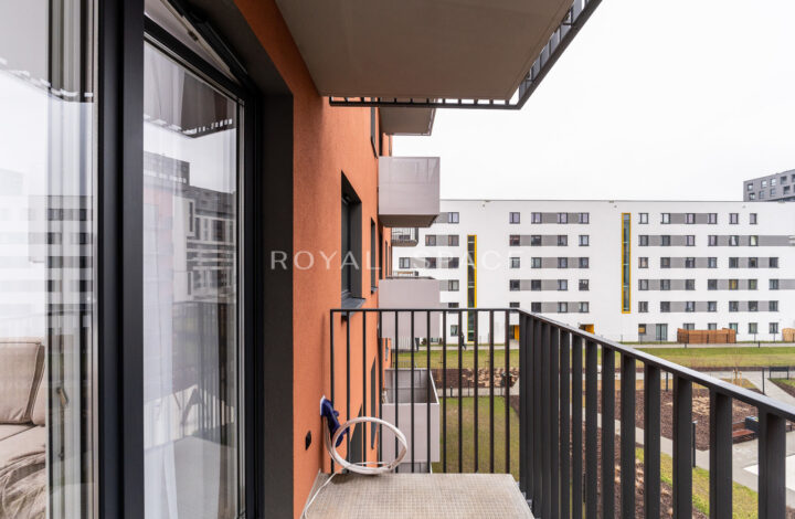 Modern, comfortable apartment with balcony