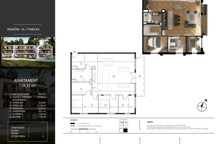 Kraków, Podgórze, Tyniecka