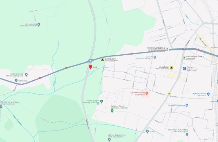 Stacja benzynowa przy obwodnicy Zawiercia