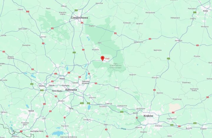 Stacja benzynowa przy obwodnicy Zawiercia