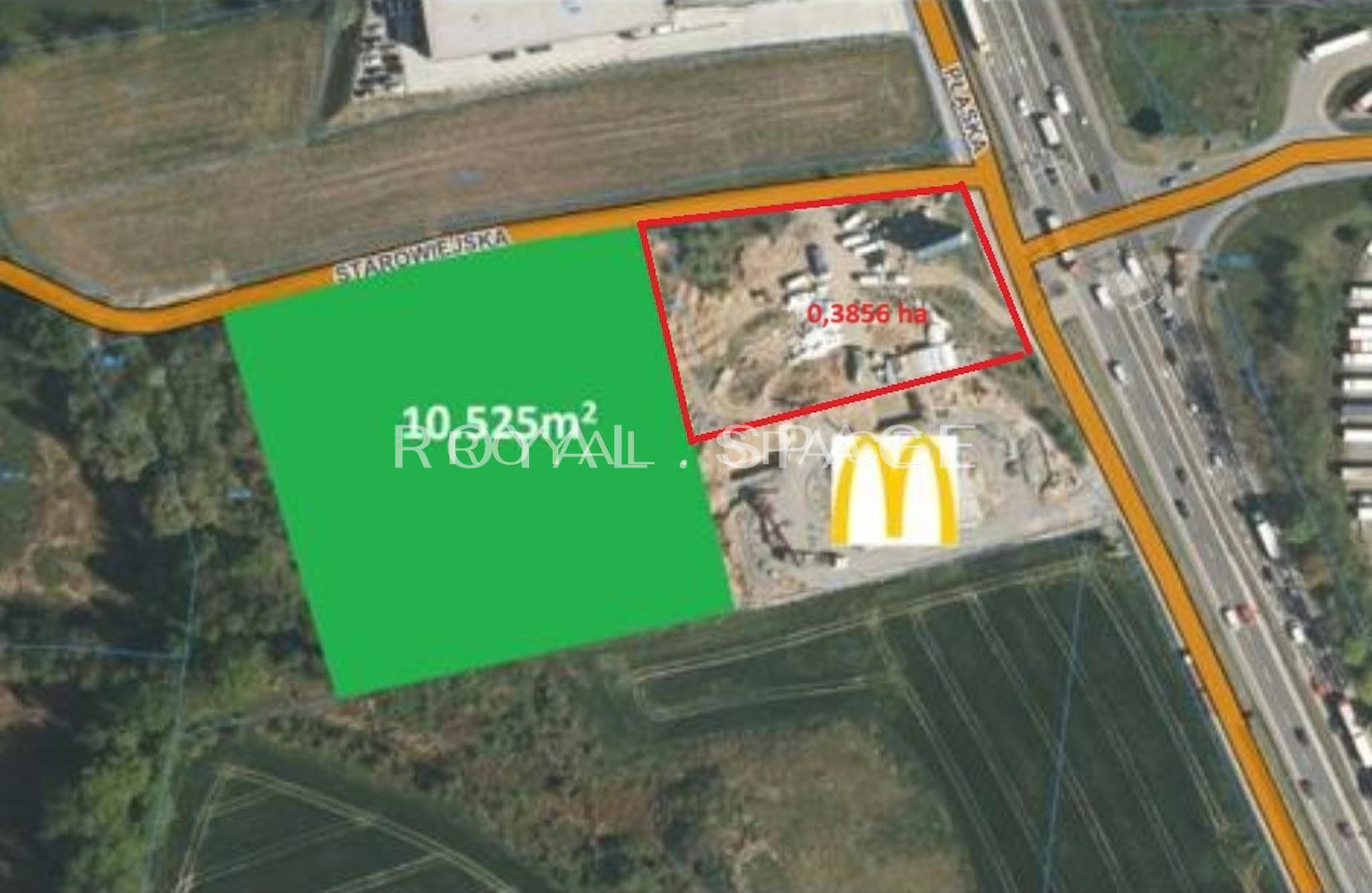 Działka z potencjałem na budowę stacji paliw