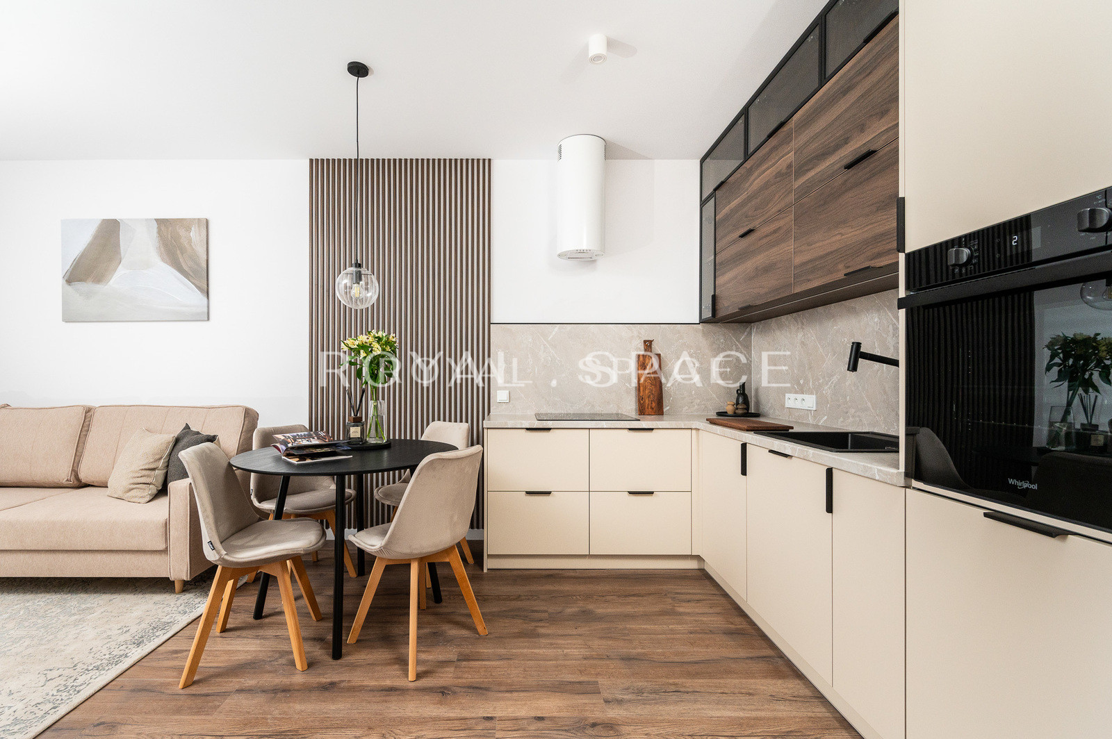 Modern, comfortable apartment with balcony