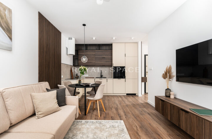 Modern, comfortable apartment with balcony