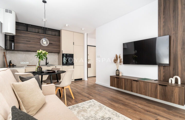 Modern, comfortable apartment with balcony