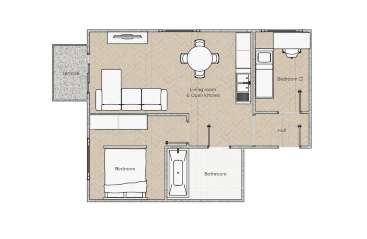 Nowe, w pełni wykończone mieszkanie – bez PCC