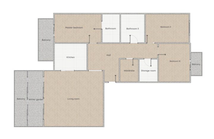 Penthouse z widokiem na Wisłę z ogrodem zimowym