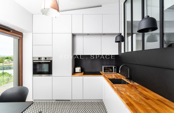 Penthouse z widokiem na Wisłę z ogrodem zimowym