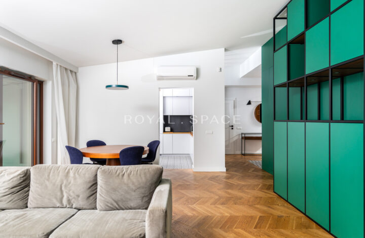 Penthouse z widokiem na Wisłę z ogrodem zimowym