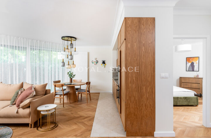 Apartament na Woli Justowskiej z ogrodem