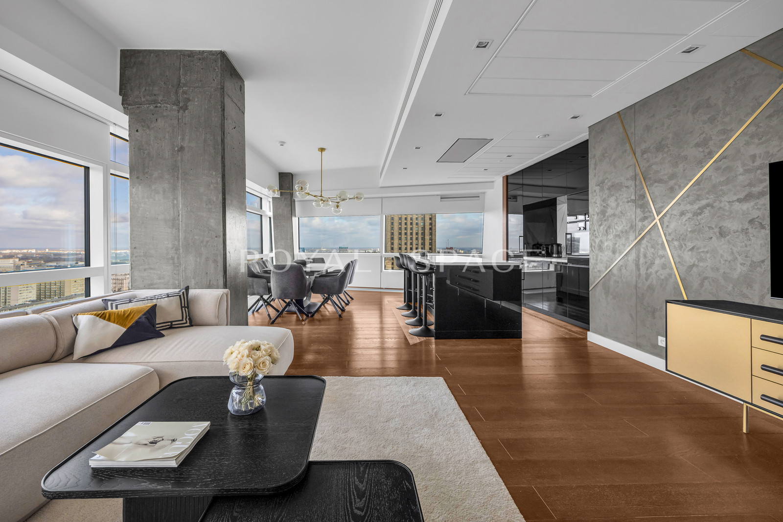 Панорамний апартамент на 23 поверсі | Złota 44