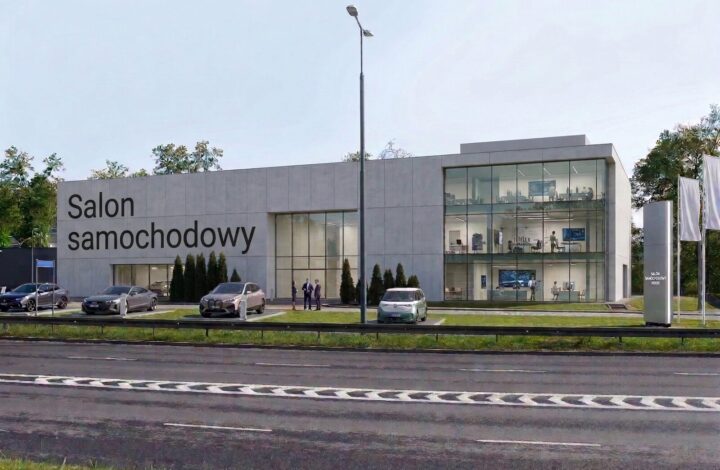 Salon samochodowy na wynajem