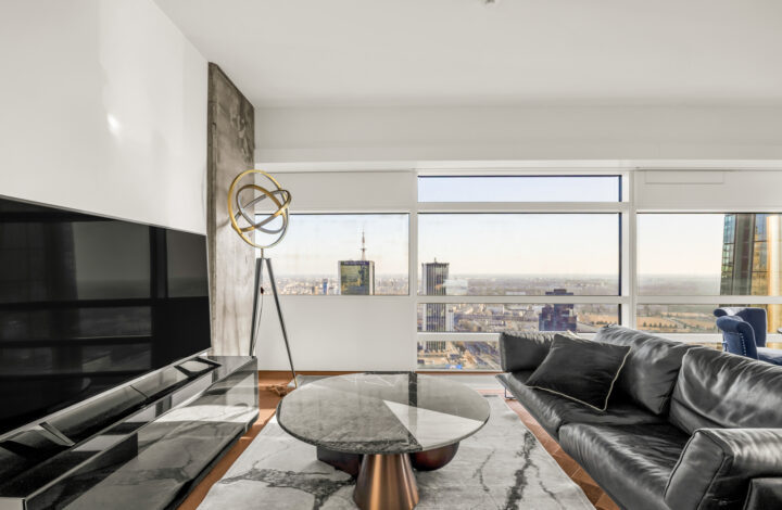 Złota 44 | Luksusowy apartament | Wysokie piętro