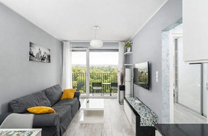 Bright apartment with a view | Myśliwska 66