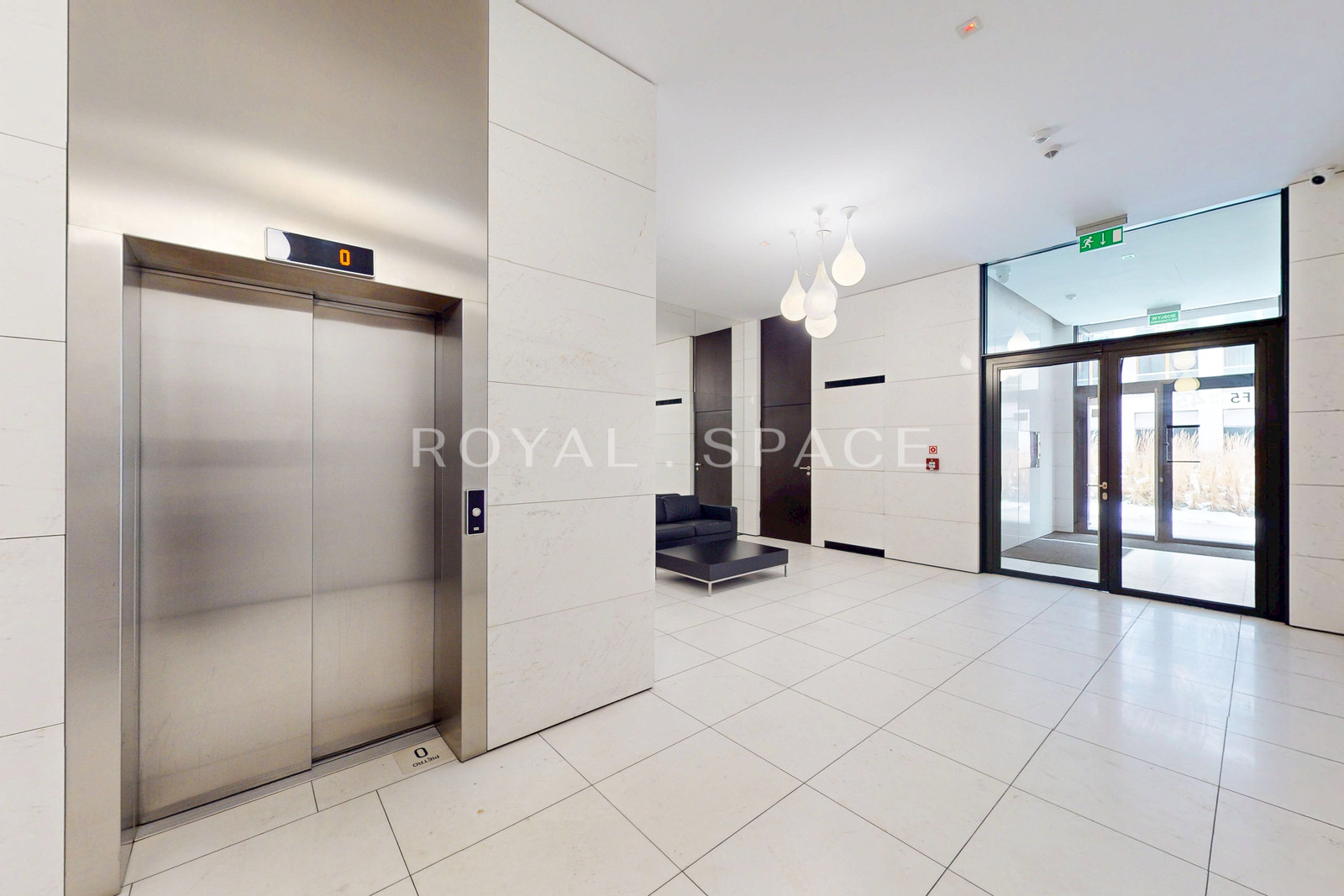 Modern apartment with a spacious balcony