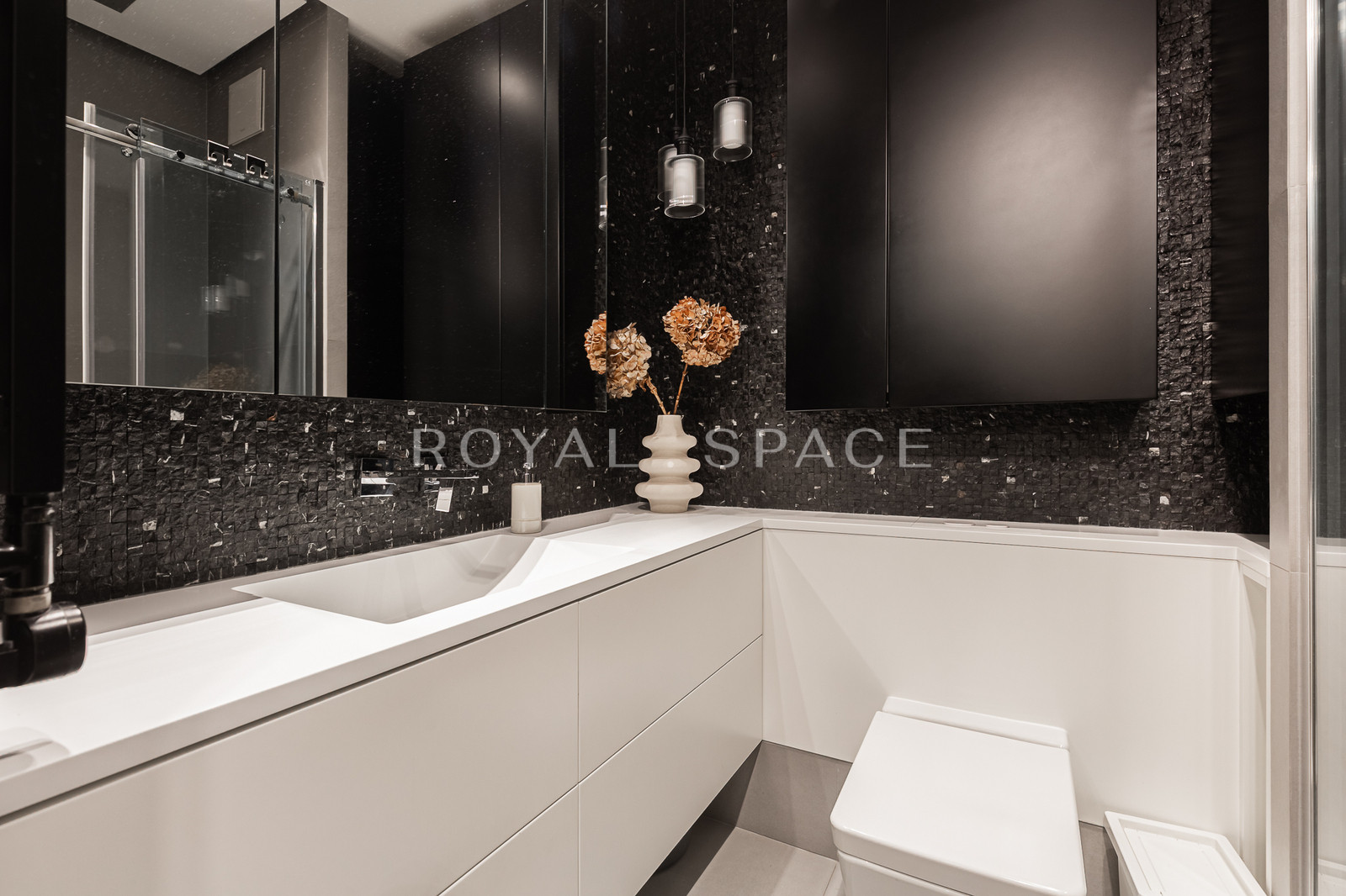 Modern apartment with a spacious balcony