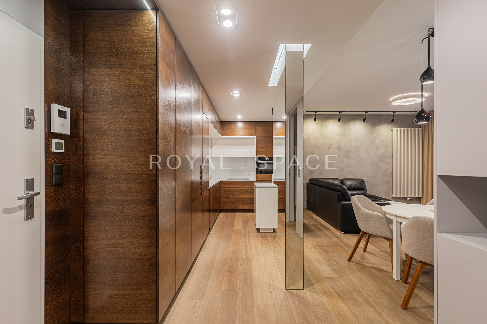 Modern apartment with a spacious balcony