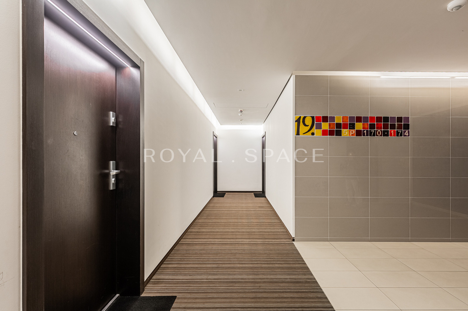 Modern apartment with a spacious balcony