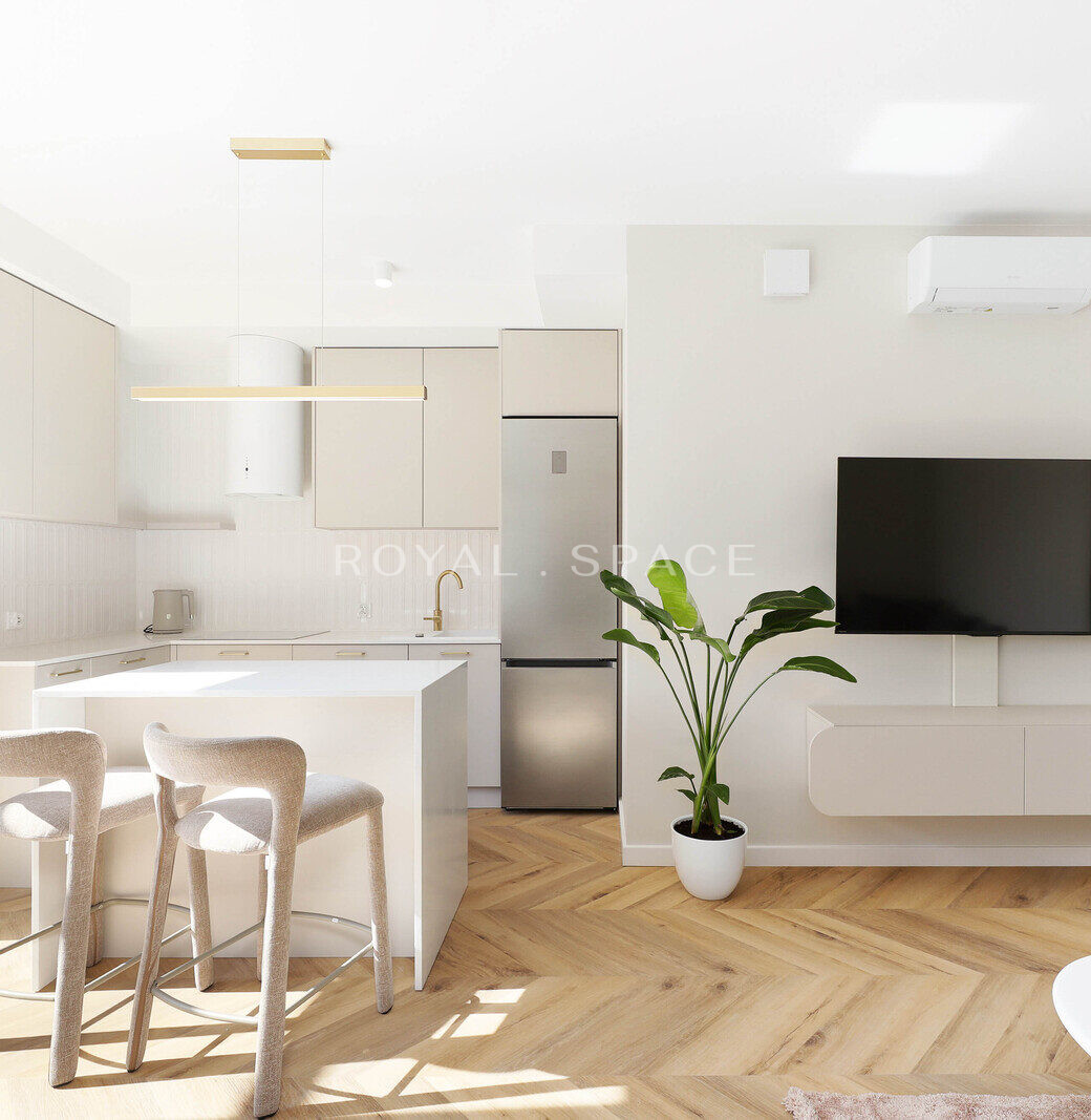 Сучасна квартира з балконом на південь | GVD Wybickiego