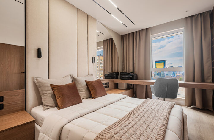 Premium apartment with balcony and city view