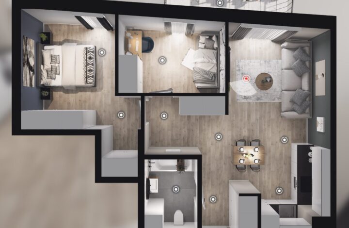 Bright Apartment with Balcony!