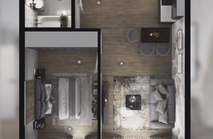 Unique Top-Floor Apartment! Zabłocie