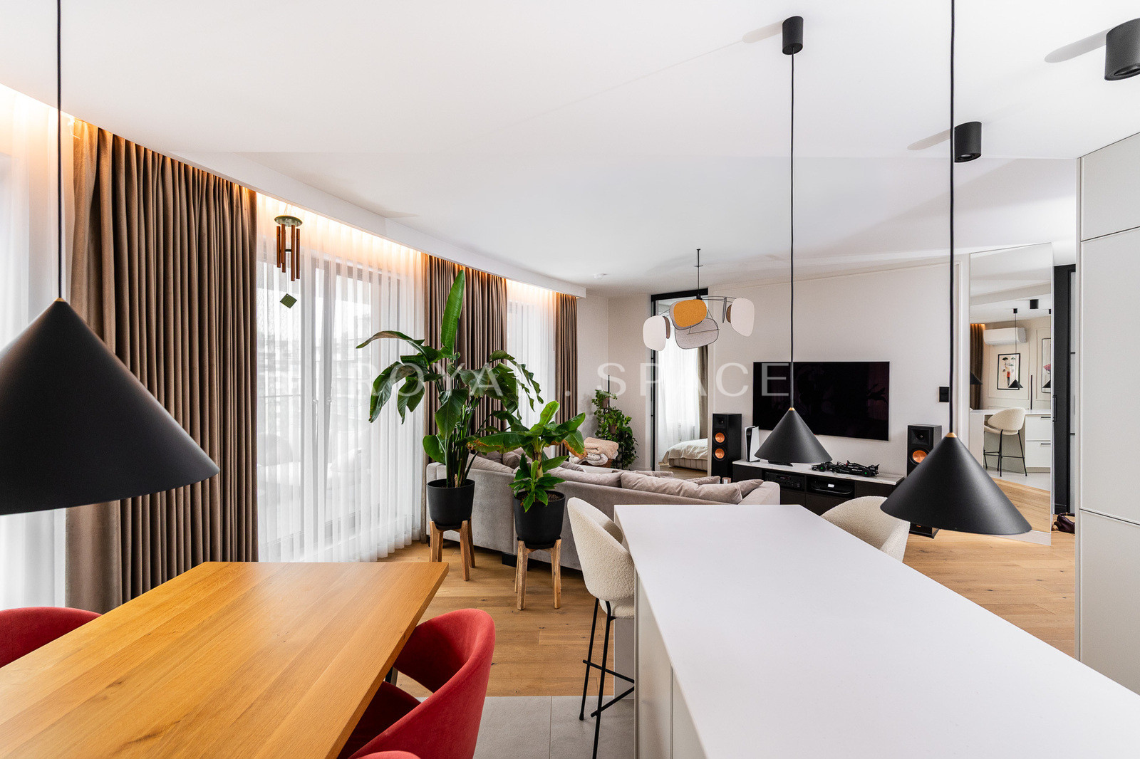 Nowoczesny apartament z balkonem | Wiślane Tarasy