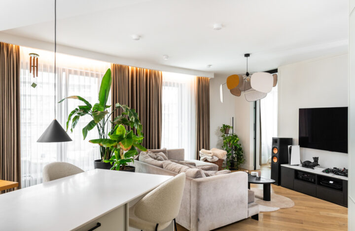 Nowoczesny apartament z balkonem | Wiślane Tarasy