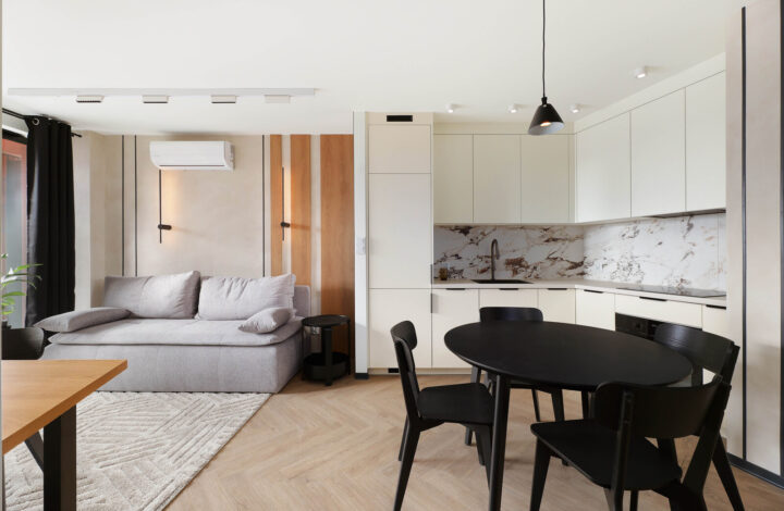 Modern Studio with Loggia | Młyny Mogilska