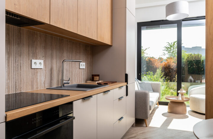 Unique studio with garden at Młyny Mogilska