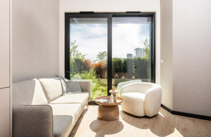 Unique studio with garden at Młyny Mogilska