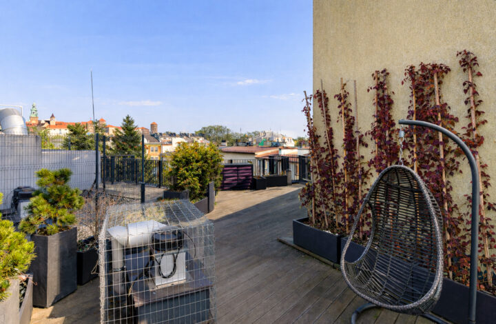 Apartament z widokowym tarasem na dachu!