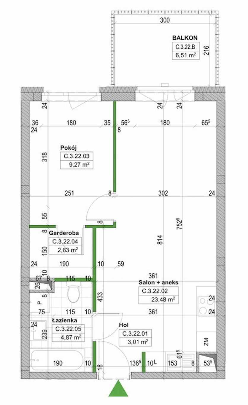 Widok na park | Garderoba | Aroma Park
