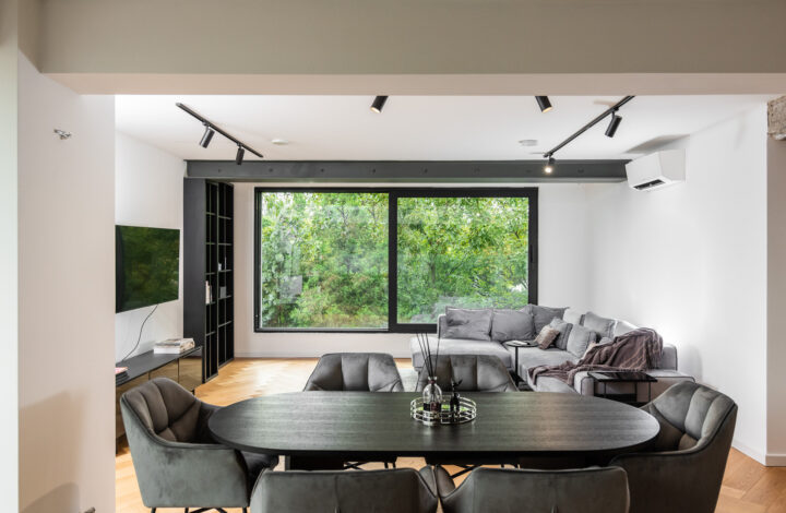 Nowoczesny, dwupoziomowy apartament