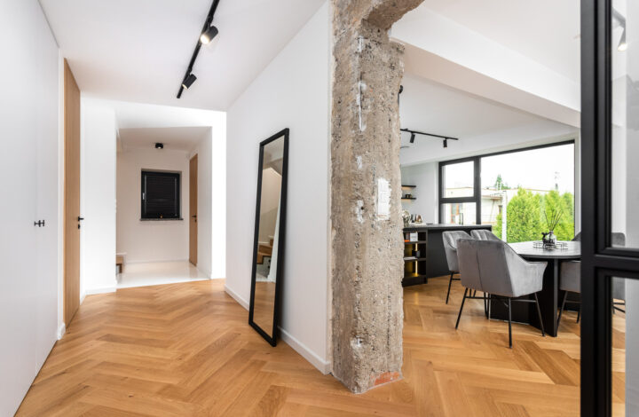 Nowoczesny, dwupoziomowy apartament