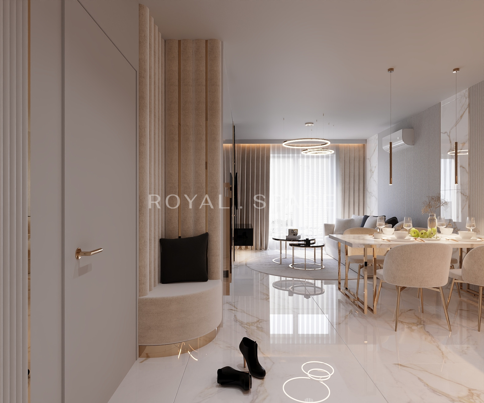 Widok na park | Garderoba | Aroma Park