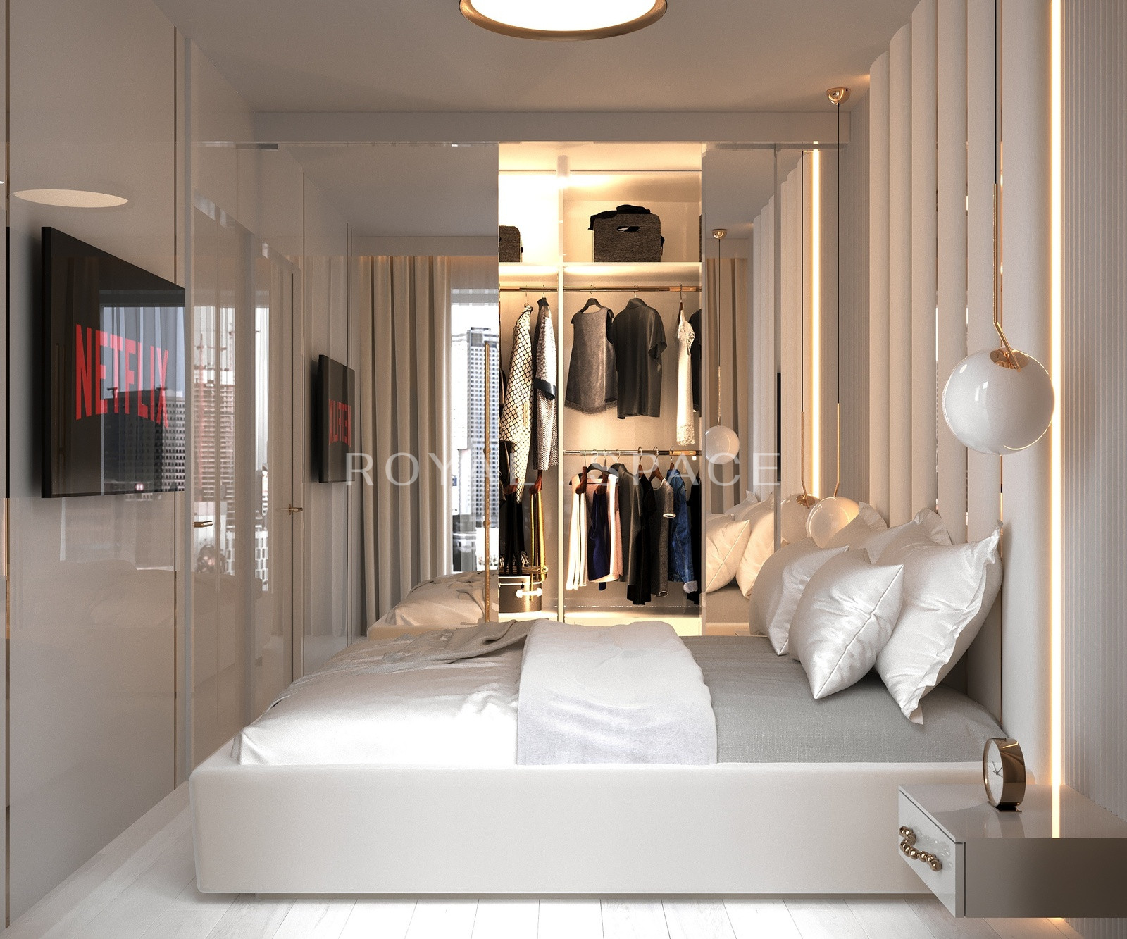 Widok na park | Garderoba | Aroma Park