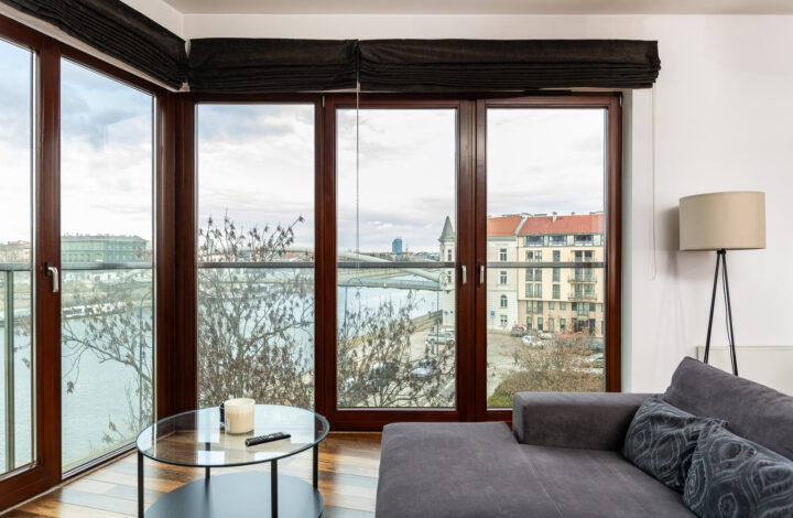 Apartment with an amazing view of the Wisła River