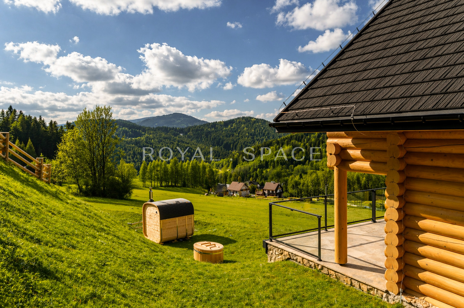 Ready wooden house in Zawoja!