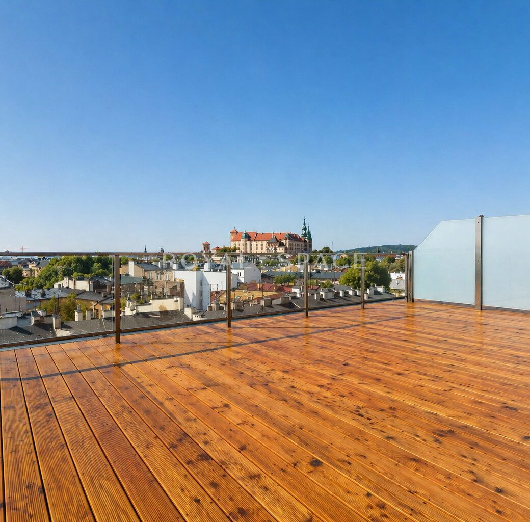 Penthouse overlooking the Wawel Castle
