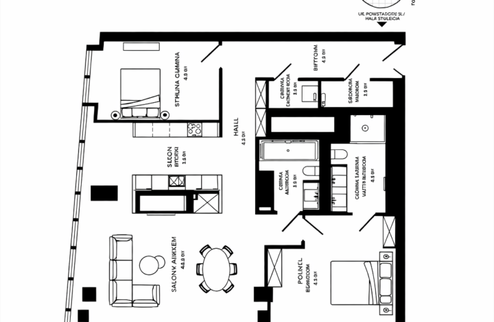 Апартаменти преміум з панорамним видом | Złota 44